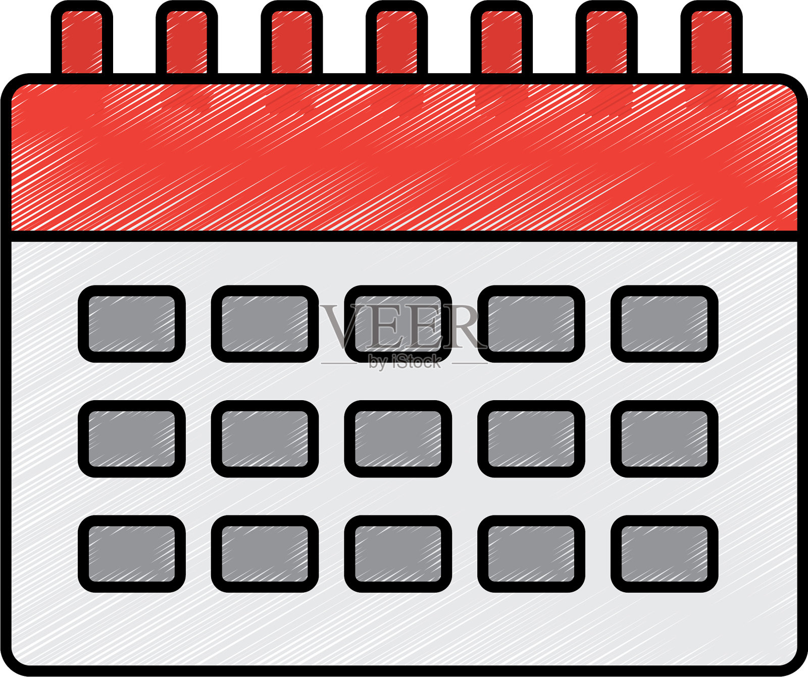 日历空白图标图像设计元素图片