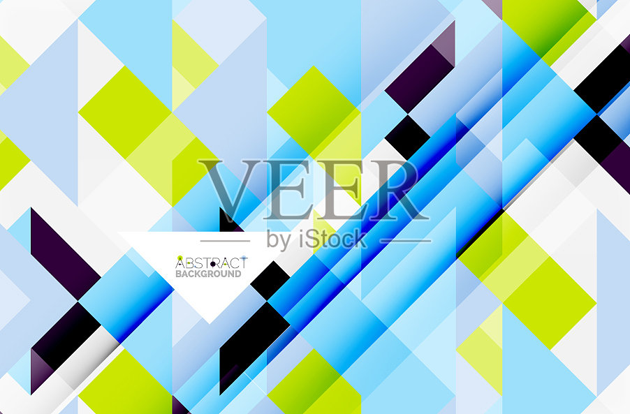 三角图案设计背景插画图片素材