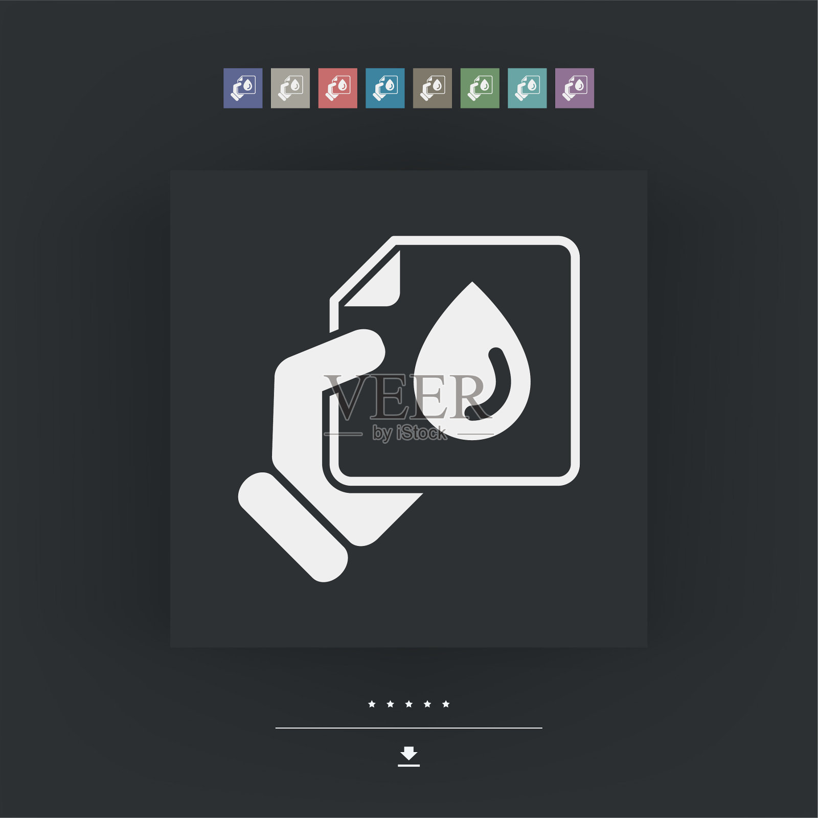 吸水纸图标素材