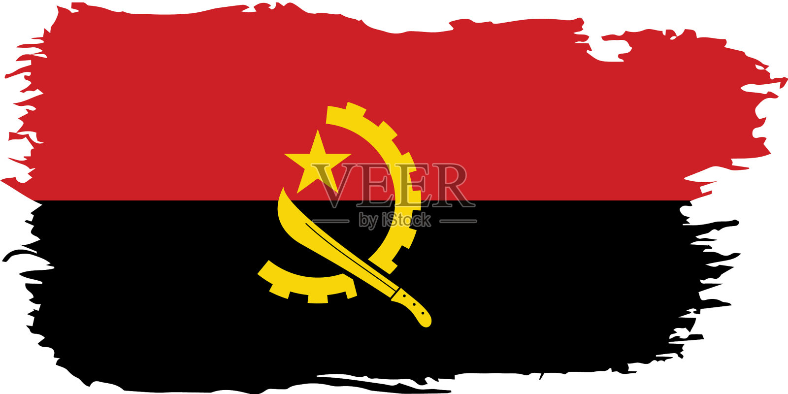 安哥拉国旗设计元素图片
