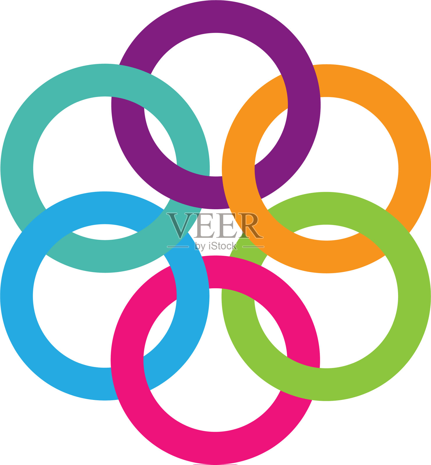 企业企业抽象统一图标素材