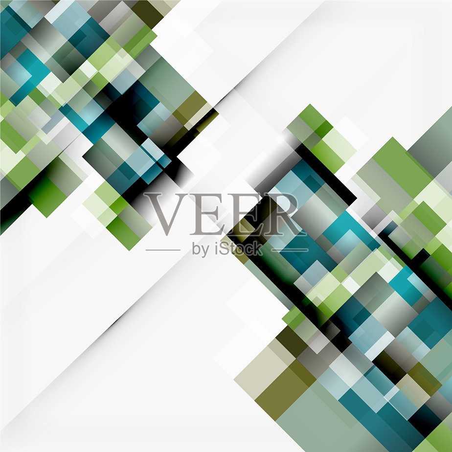 抽象块模板设计背景简单插画图片素材