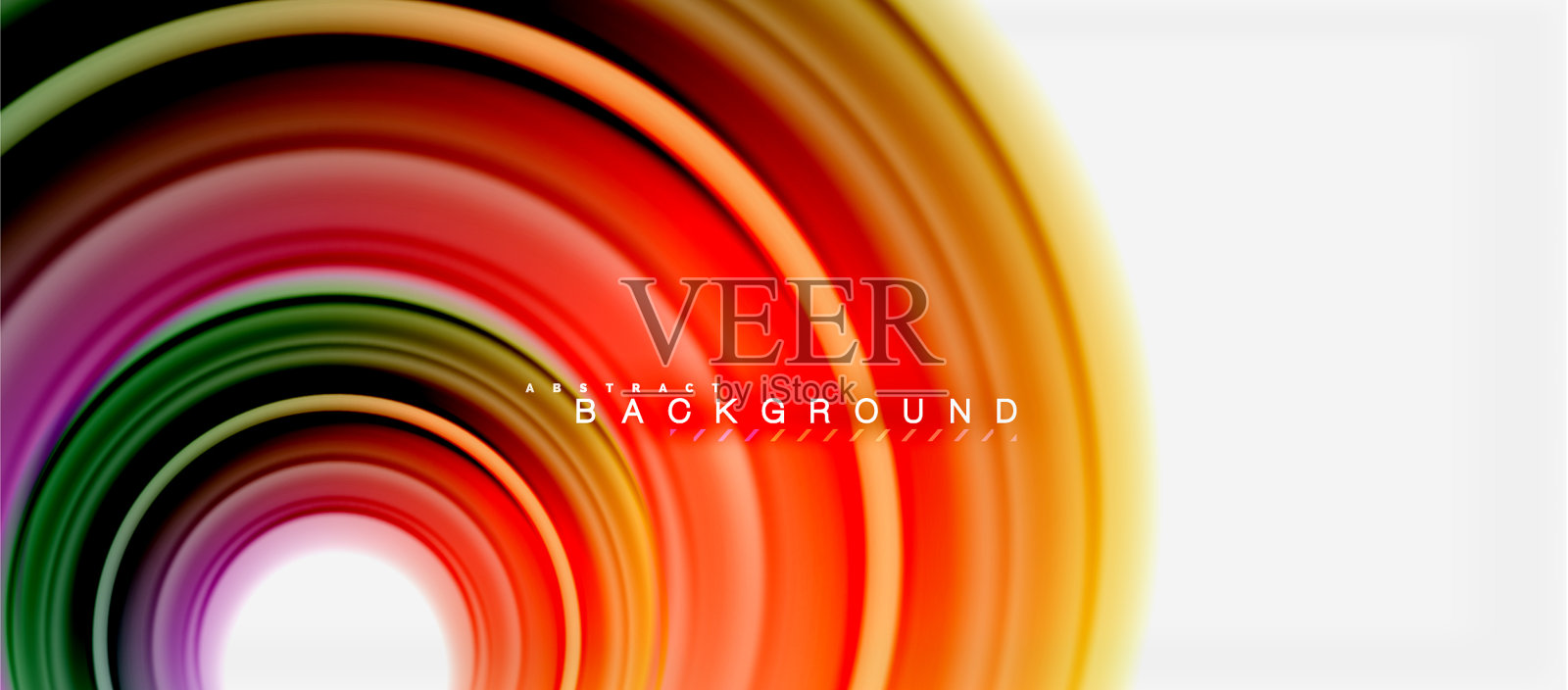 彩虹流体颜色线抽象背景插画图片素材