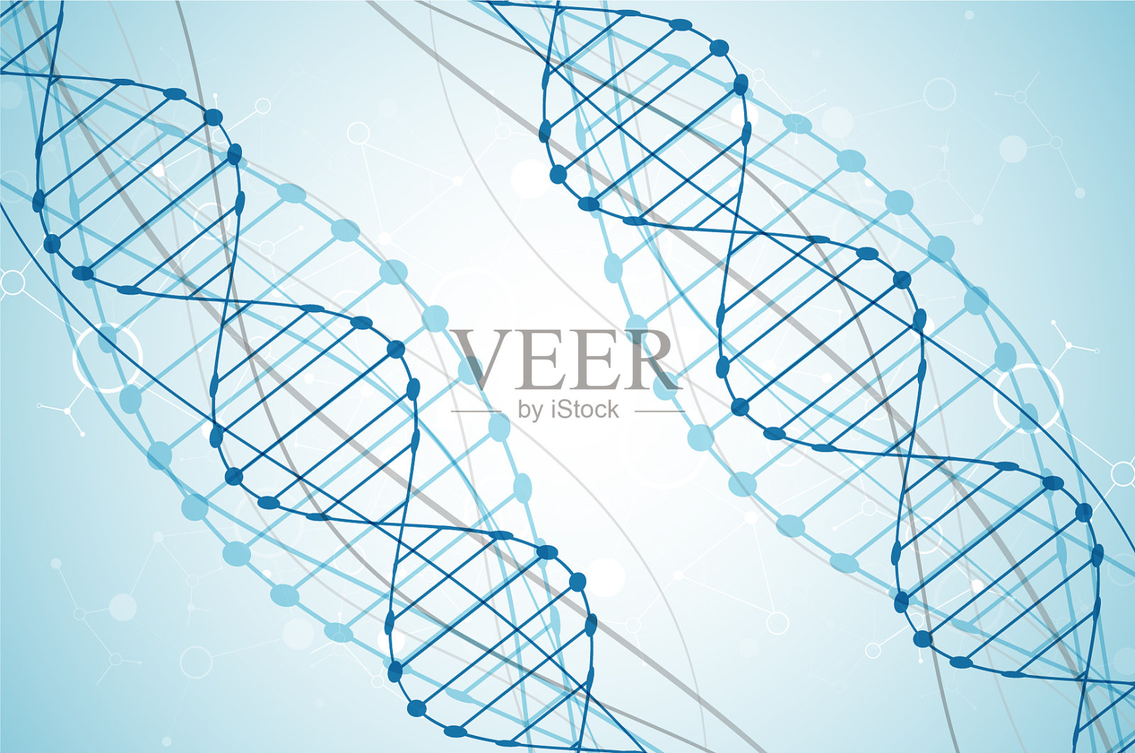 有DNA的科学模板墙纸或横幅插画图片素材