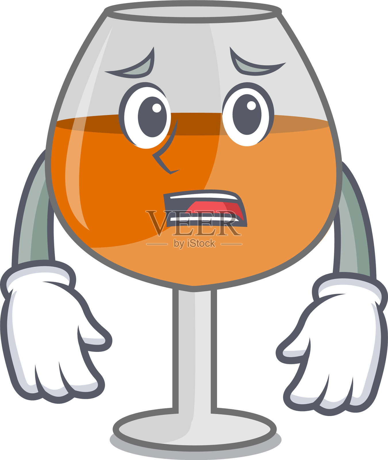 怕干邑气球玻璃卡通吉祥物设计元素图片