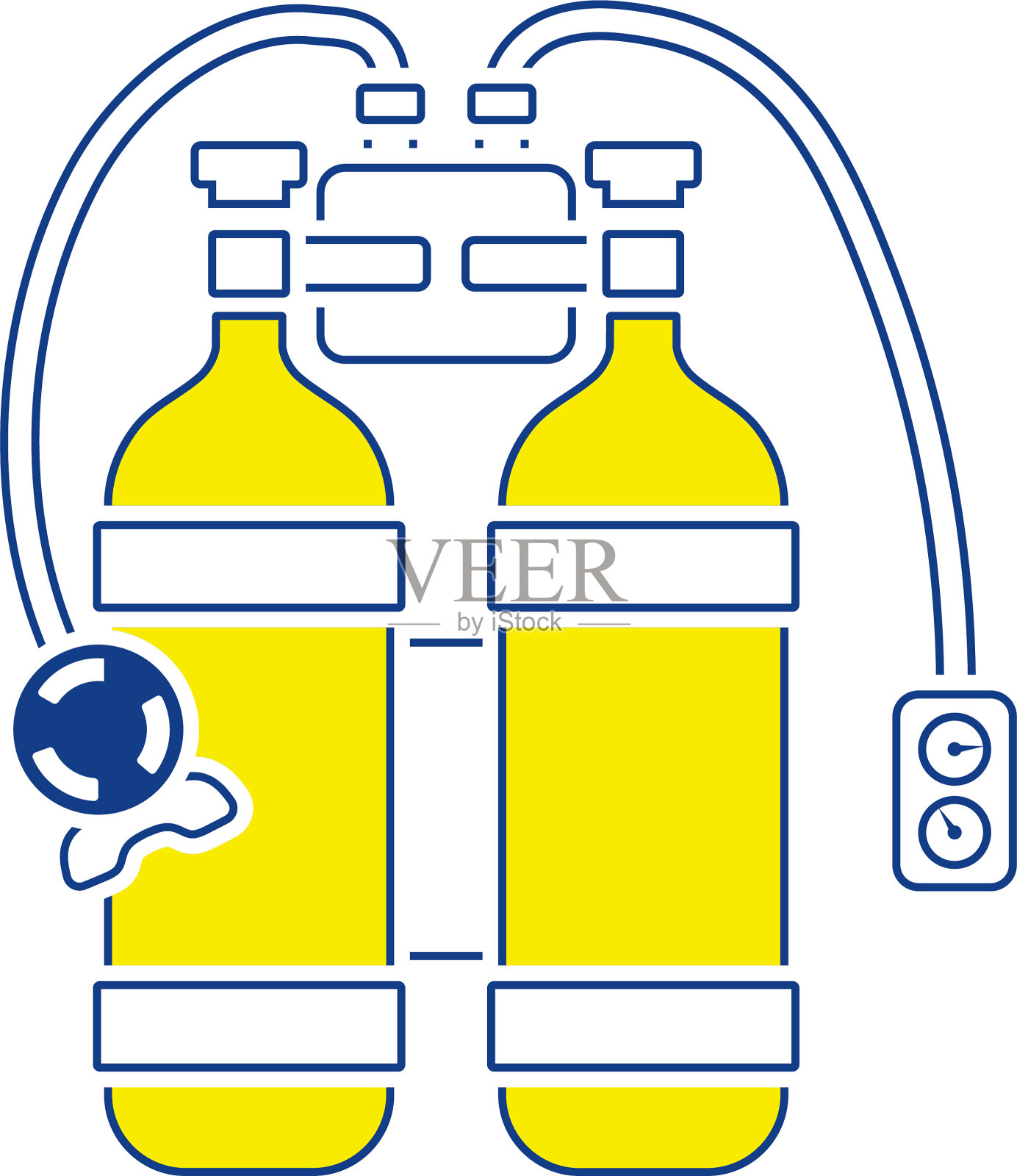 图标的潜水设计元素图片