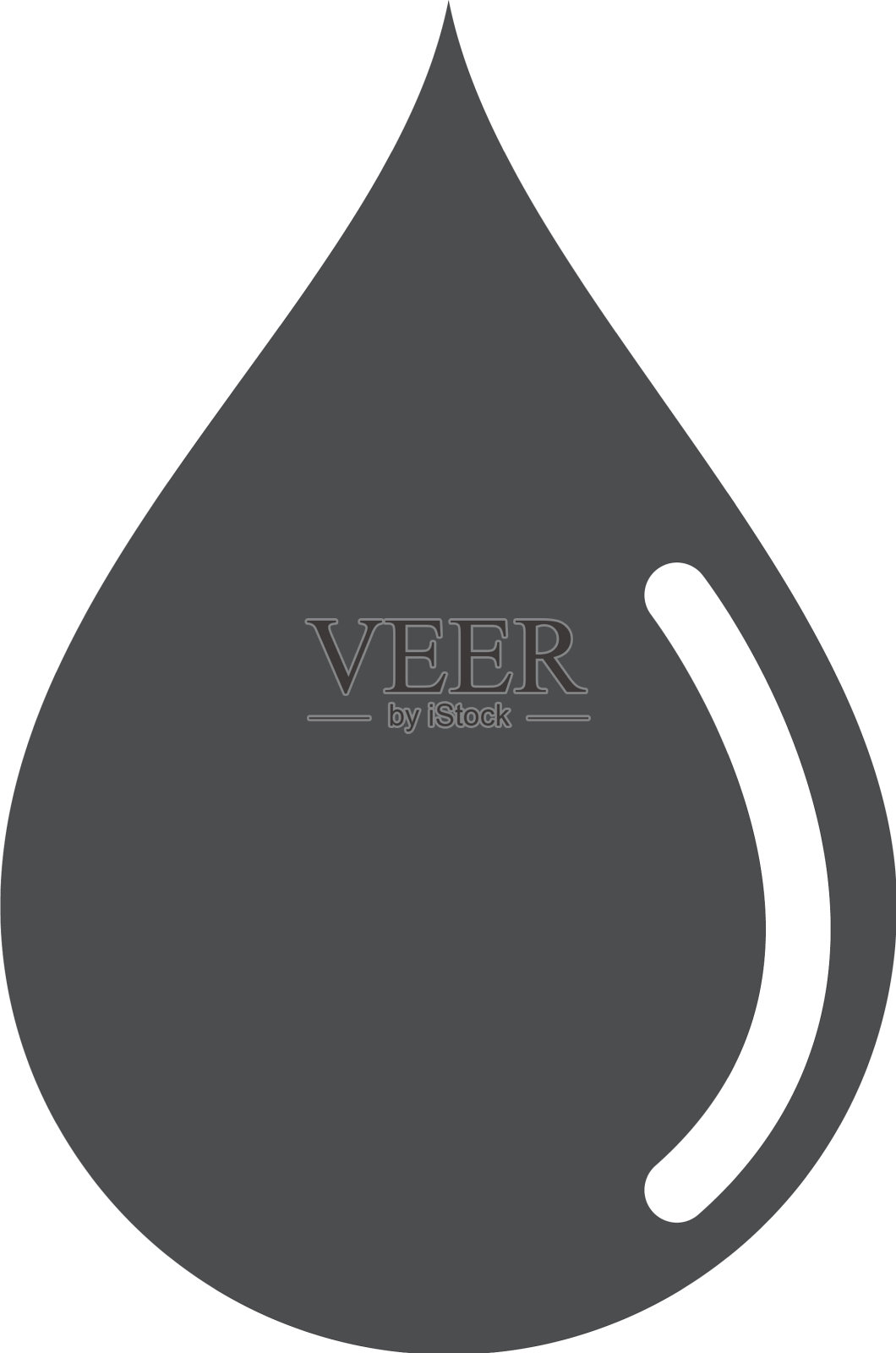 水滴标志模板设计元素图片