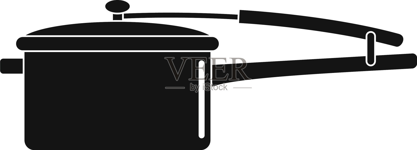 平底锅图标简单风格设计元素图片