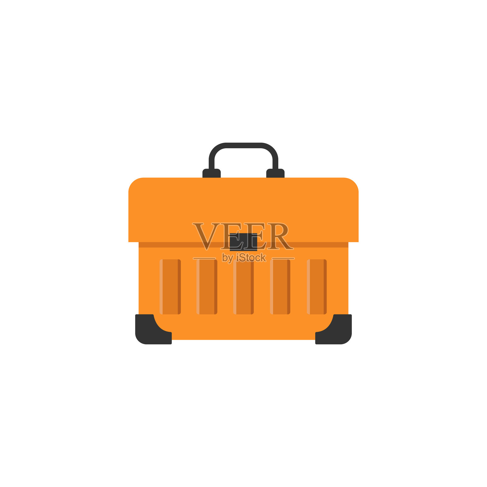 工具盒平面图标构建修复元素图标素材