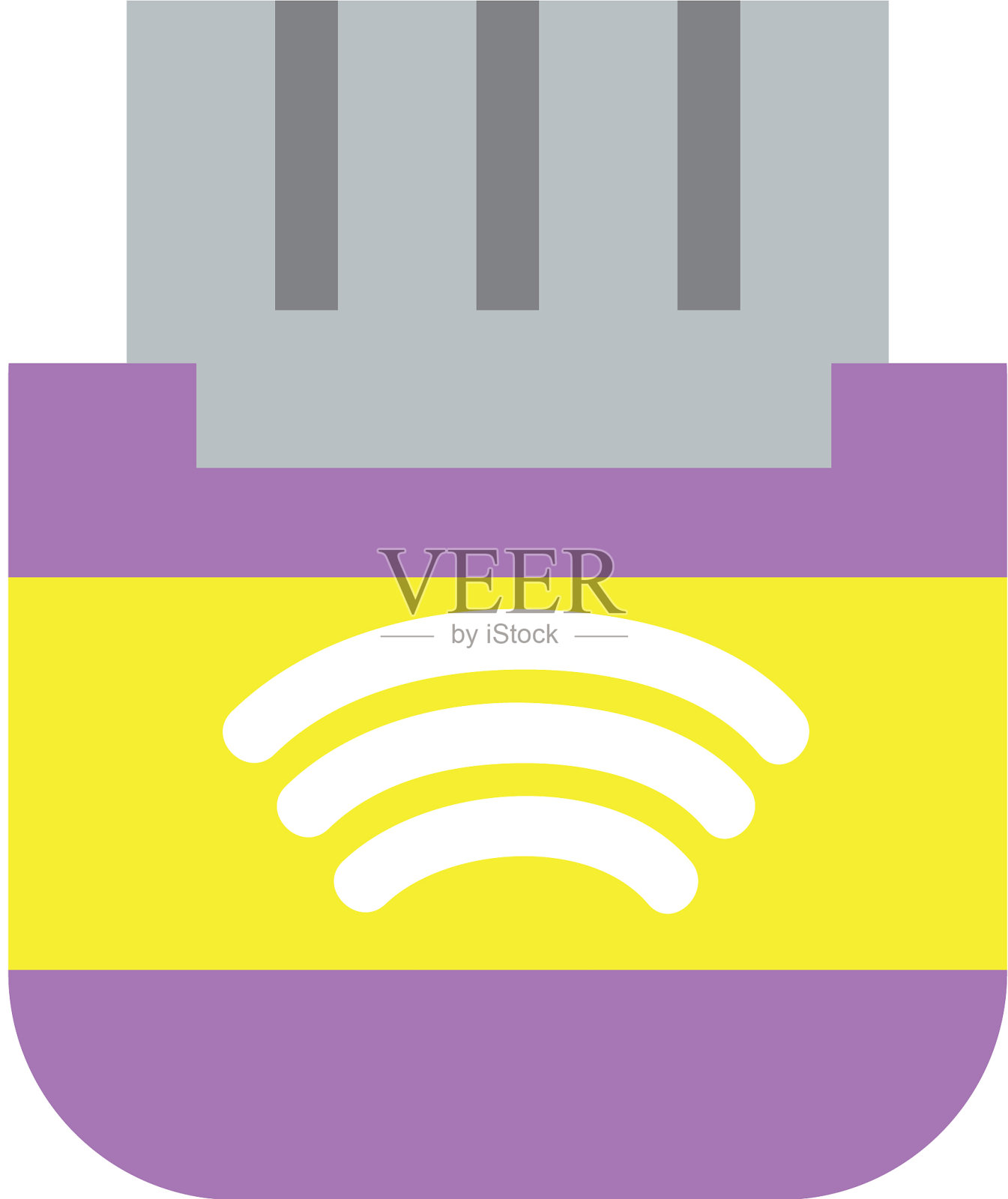 丰富多彩的usb存储技术，保存数据图标素材