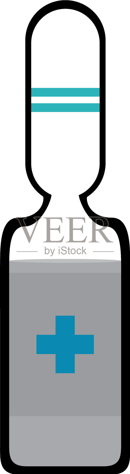 隔离药液瓶设计元素图片