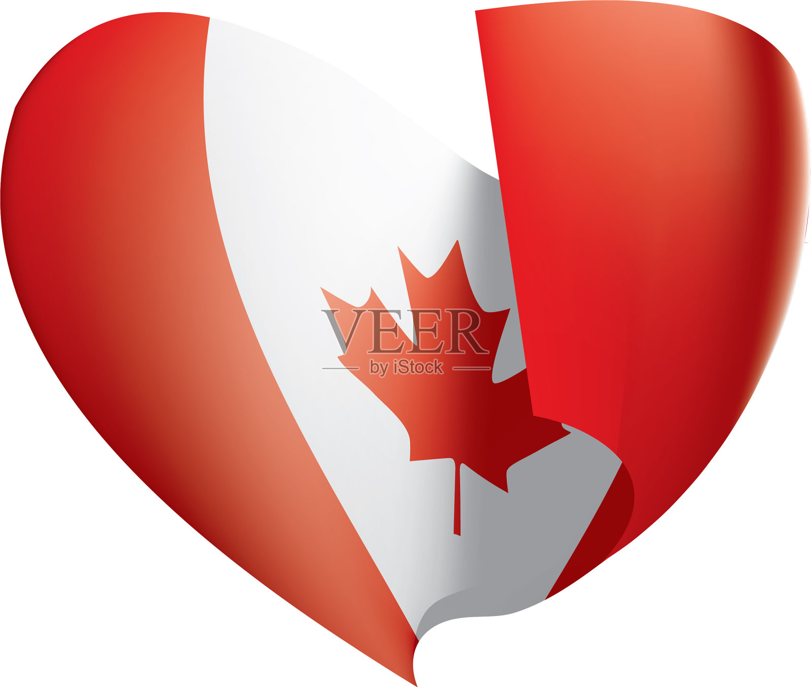 加拿大的国旗设计元素图片