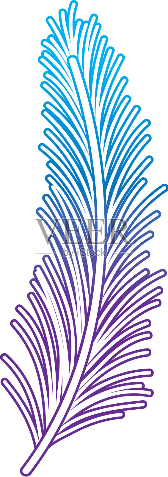 孤立的叶片设计设计元素图片