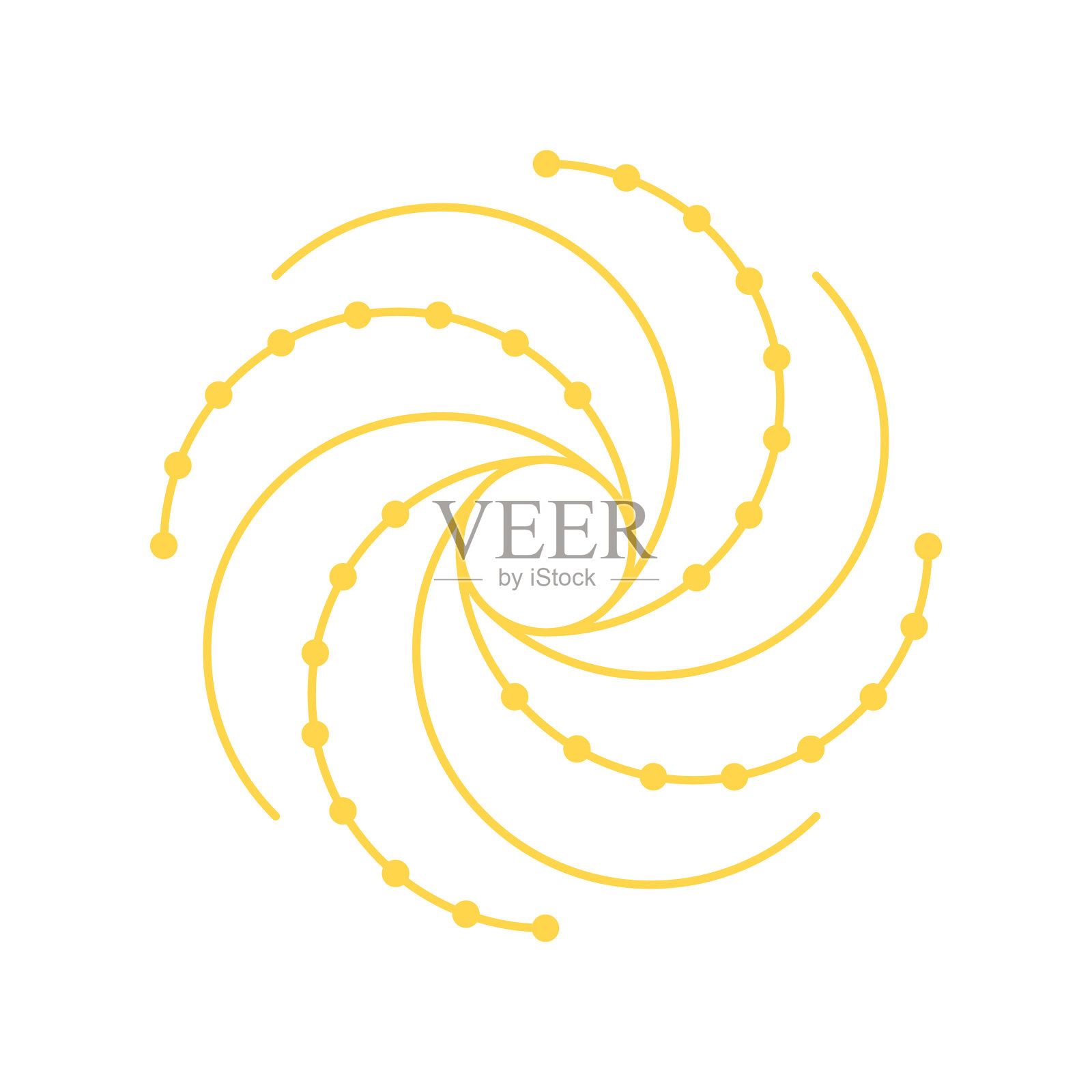 漩涡线星系符号图标图标素材