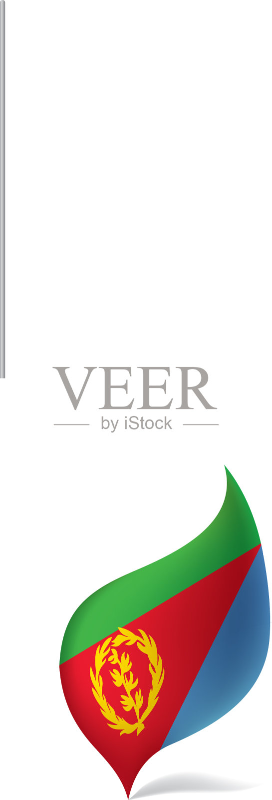 厄立特里亚国旗设计元素图片