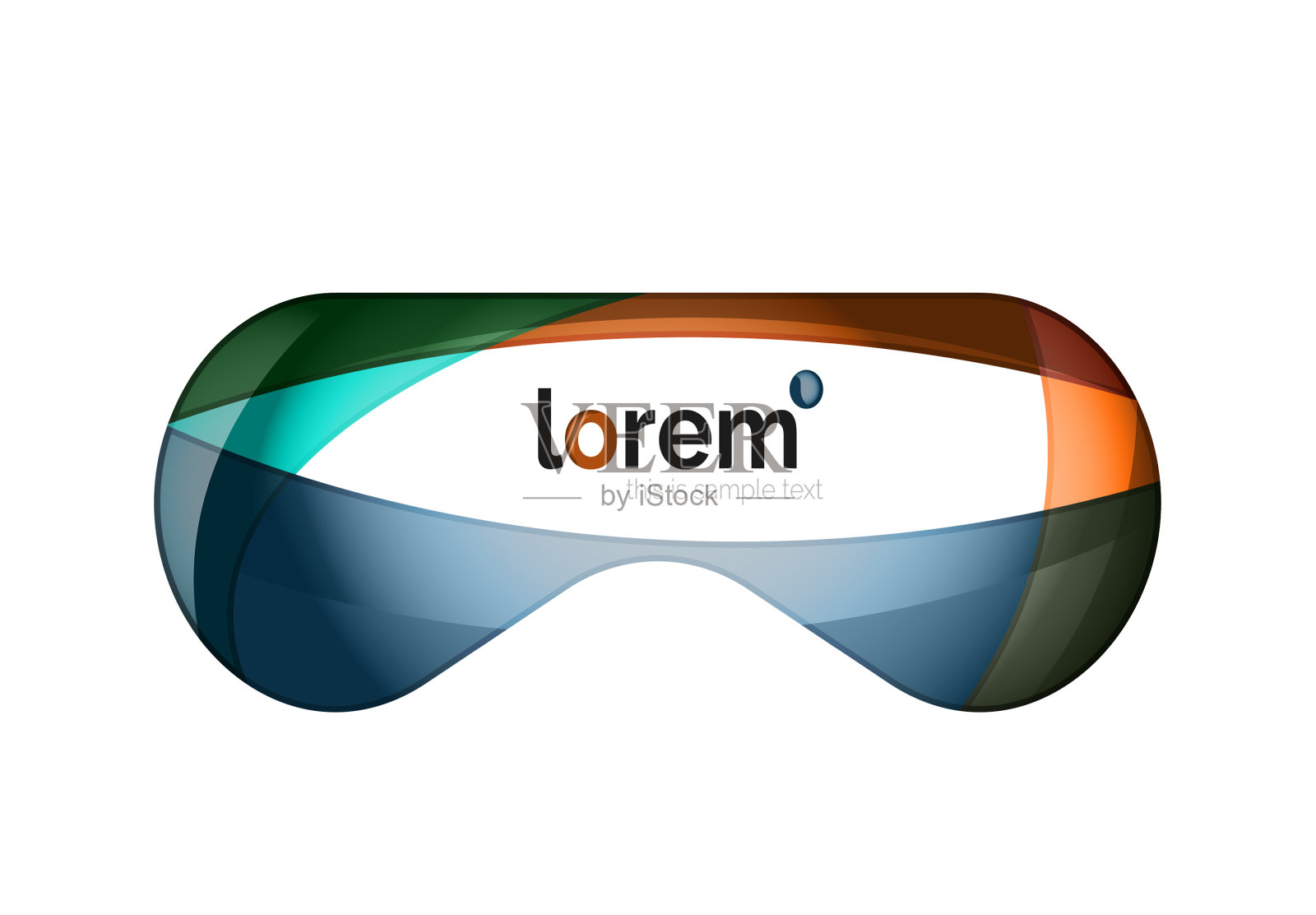 抽象几何商业图标设计元素图片