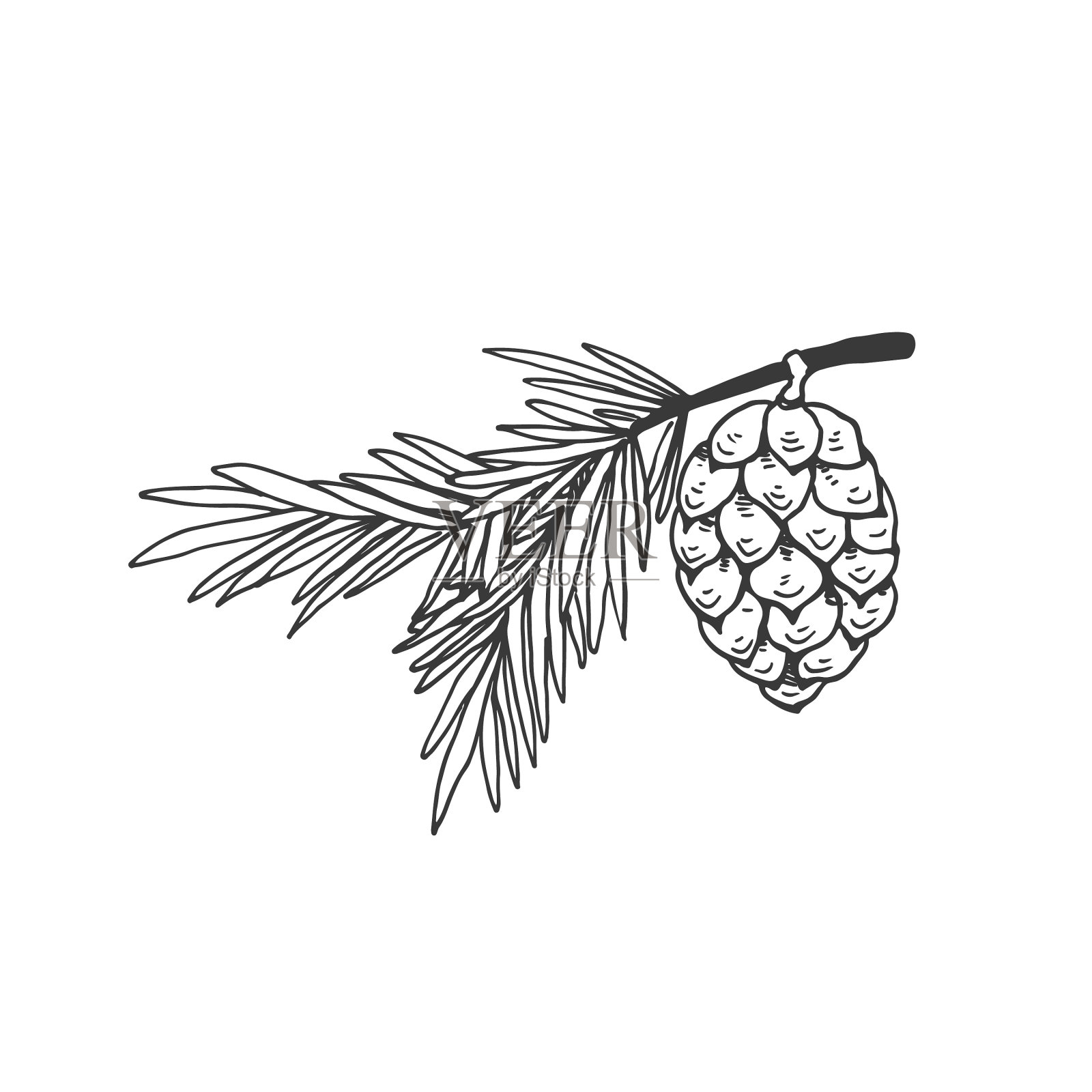 圣诞节象征涂鸦设计元素图片