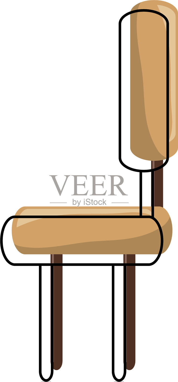 餐椅图标设计元素图片