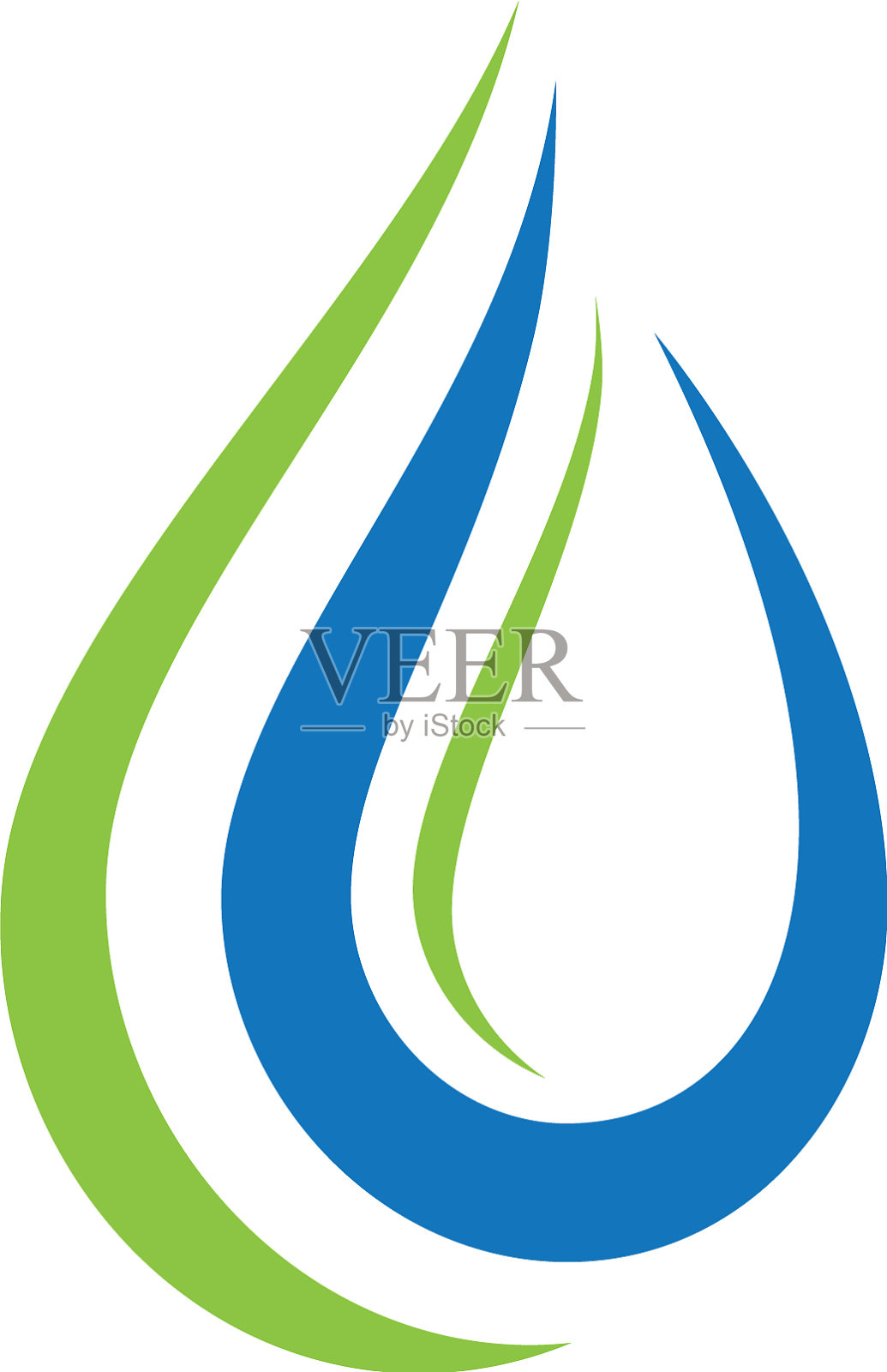 水滴标志模板设计设计元素图片