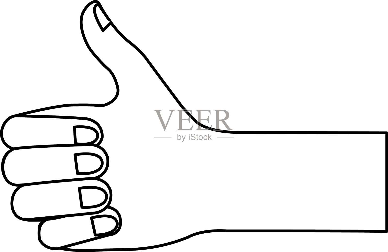 用类似的手势给人手部设计元素图片