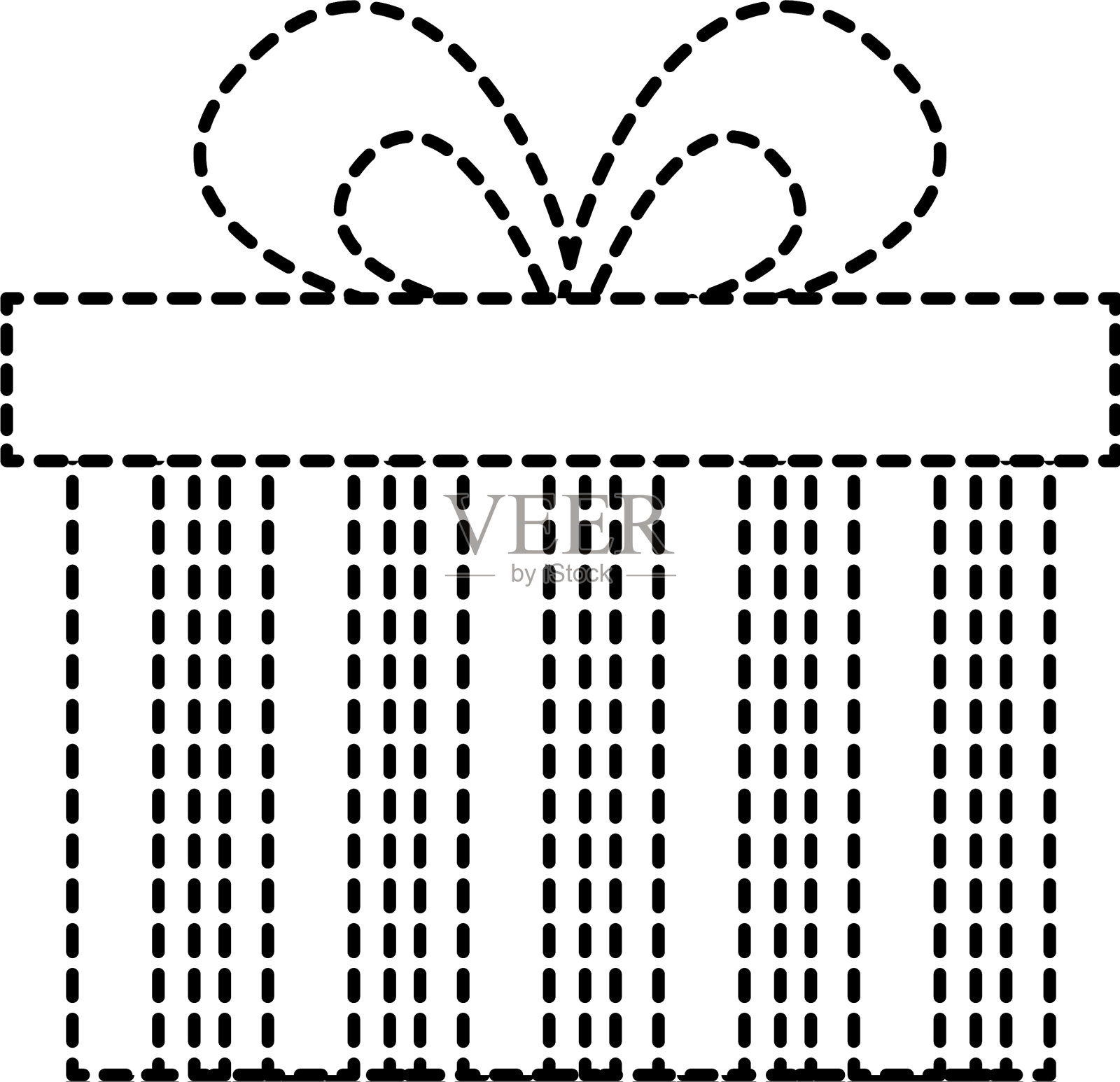 礼盒与丝带蝴蝶结图标形象设计元素图片