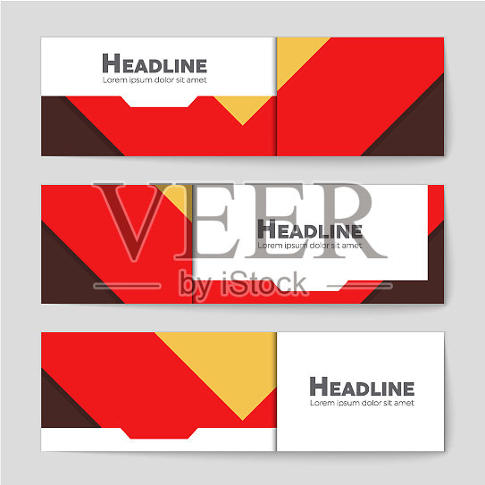 抽象布局的艺术背景设置设计模板素材