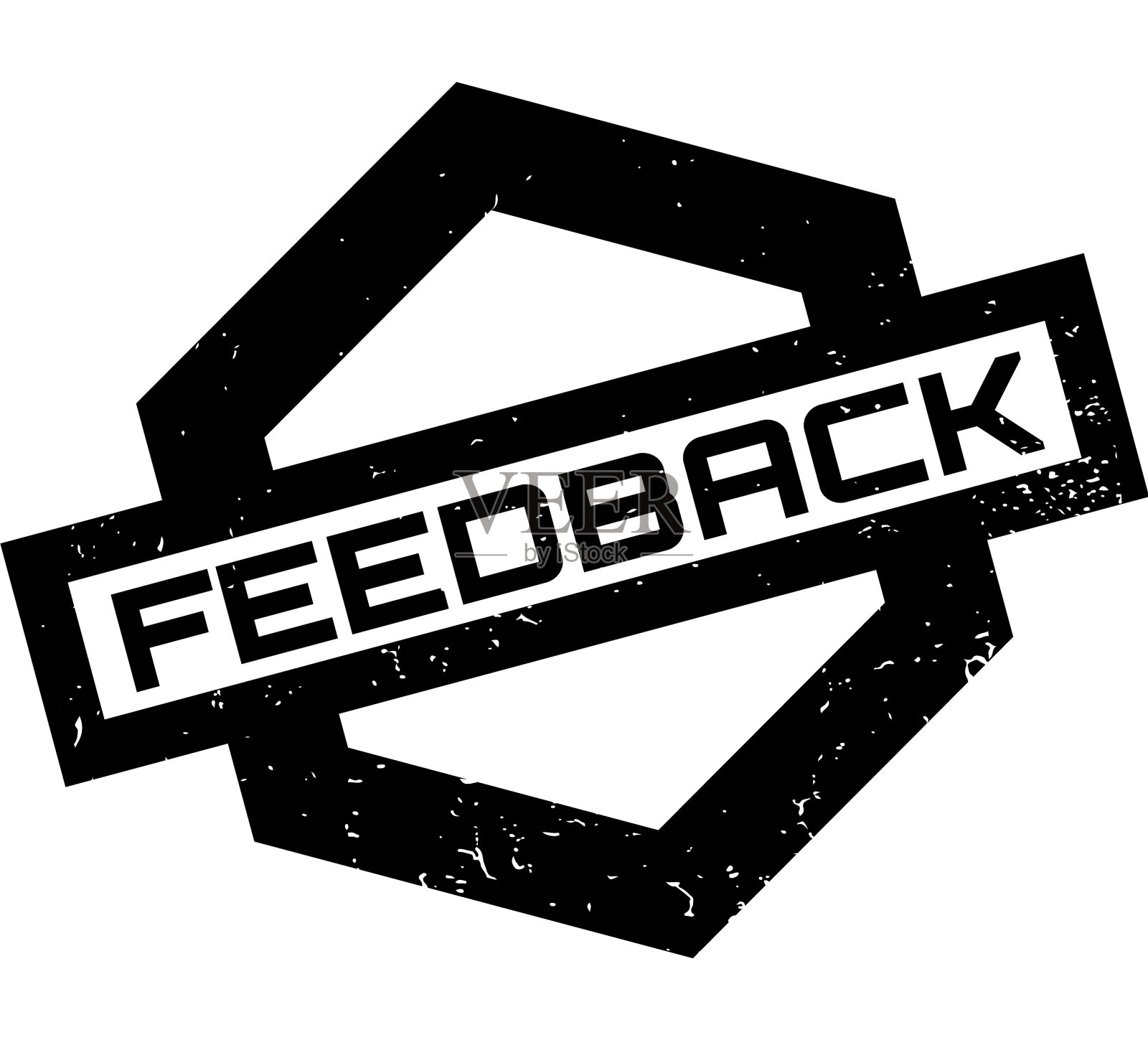 反馈橡皮图章设计元素图片