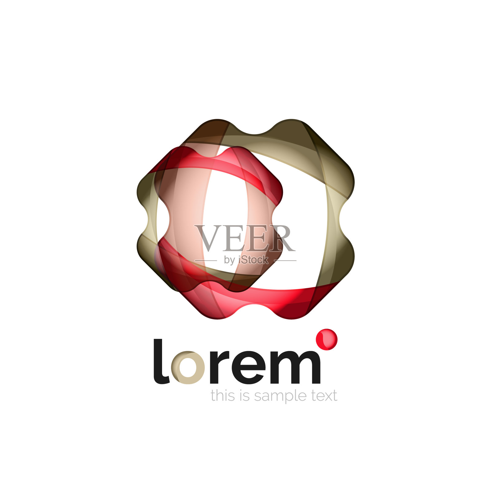 抽象几何商业图标设计元素图片