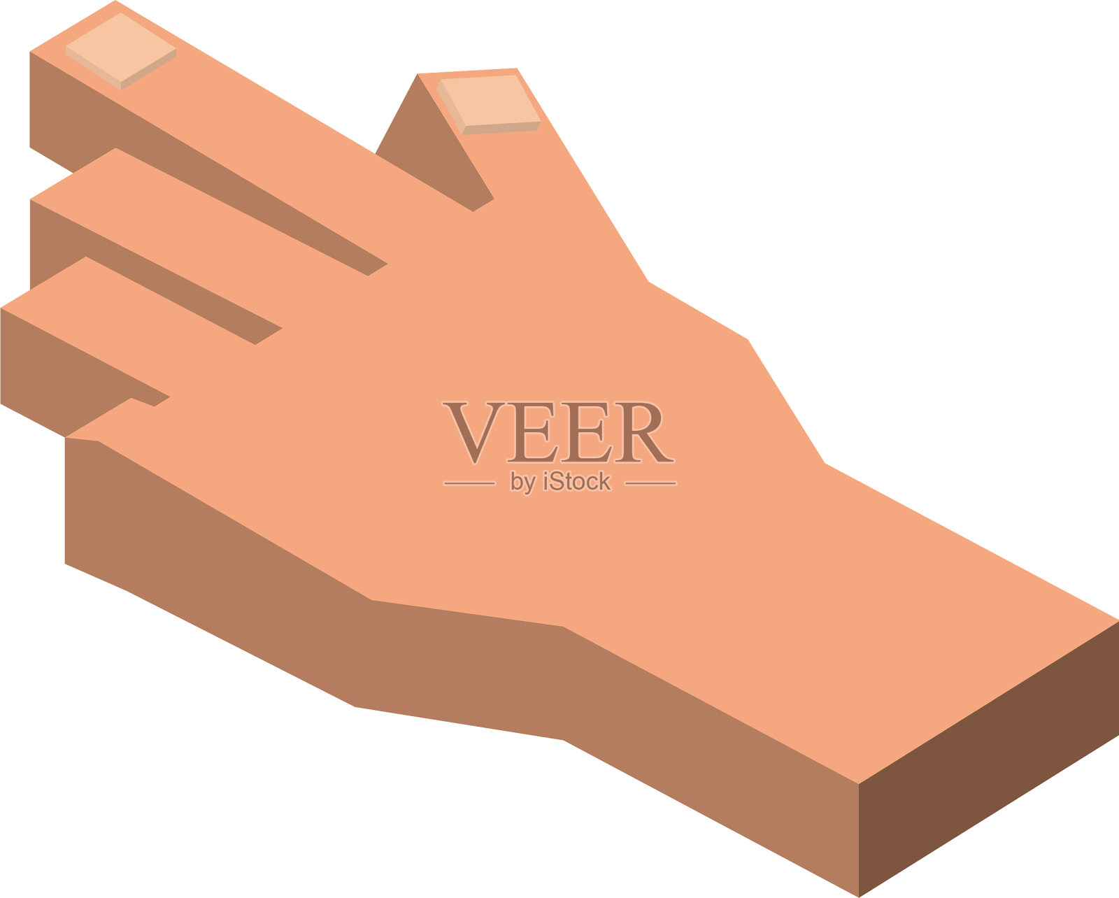 人手三维设计元素图片