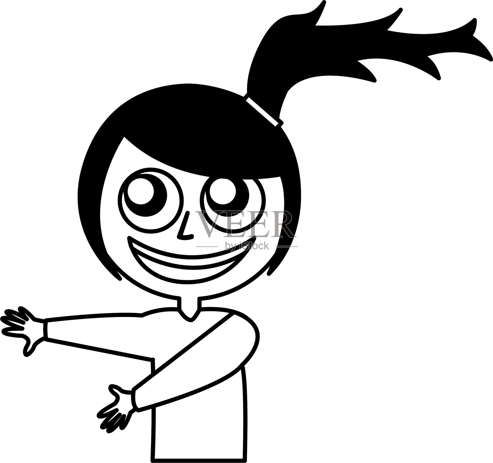 女性冲浪者角色设计元素图片