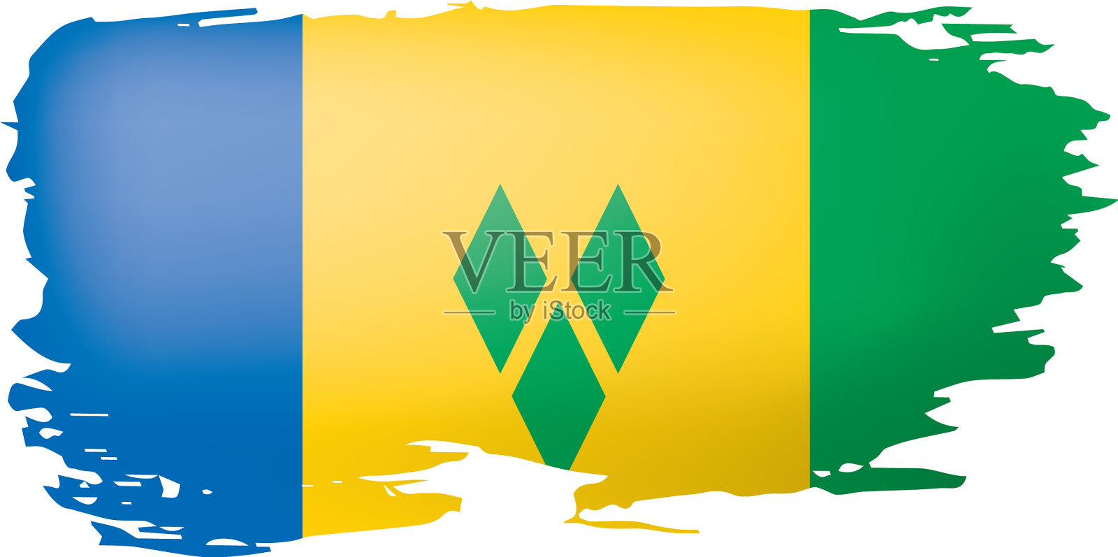 圣文森特和格林纳丁斯旗设计元素图片