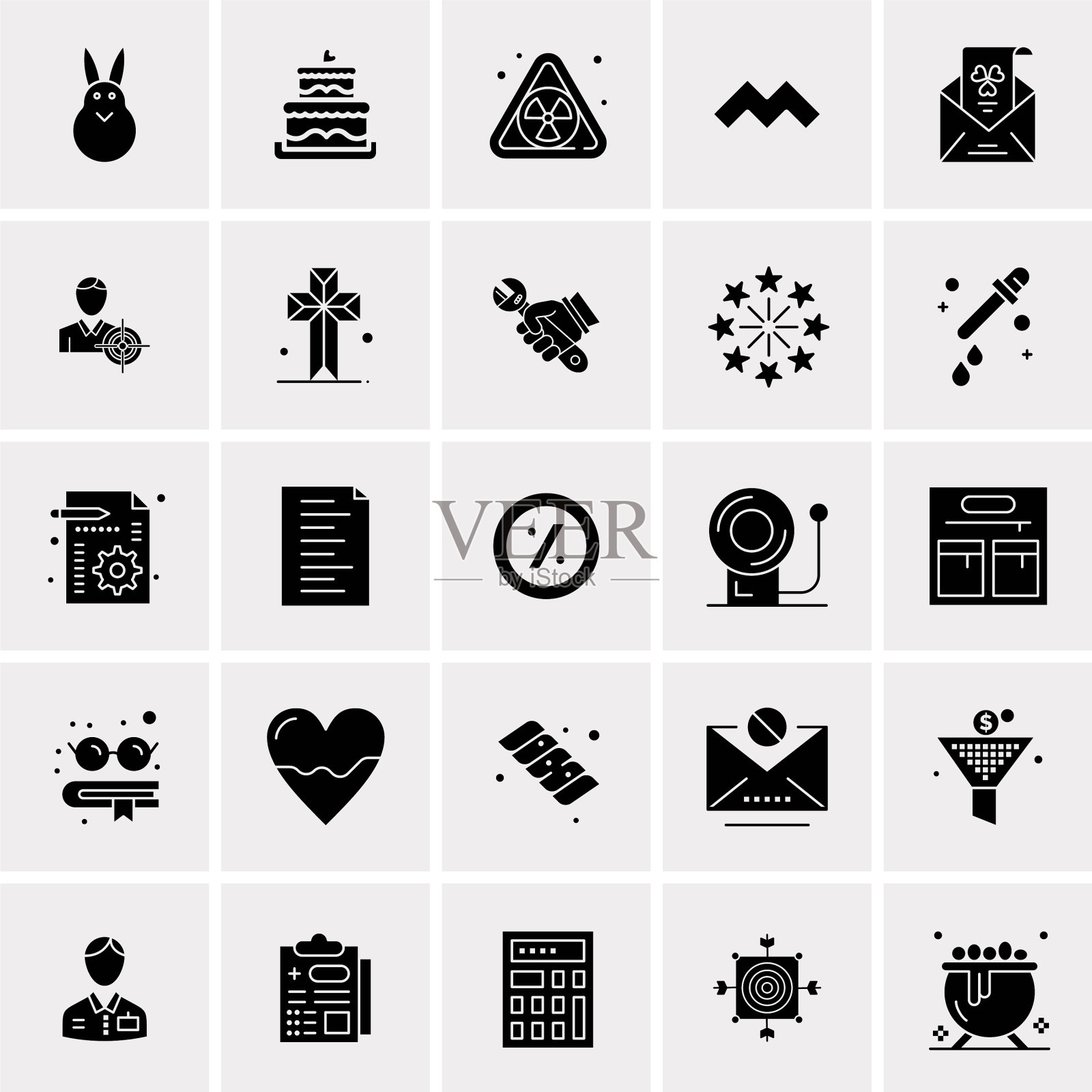 设置25个通用业务图标图标素材