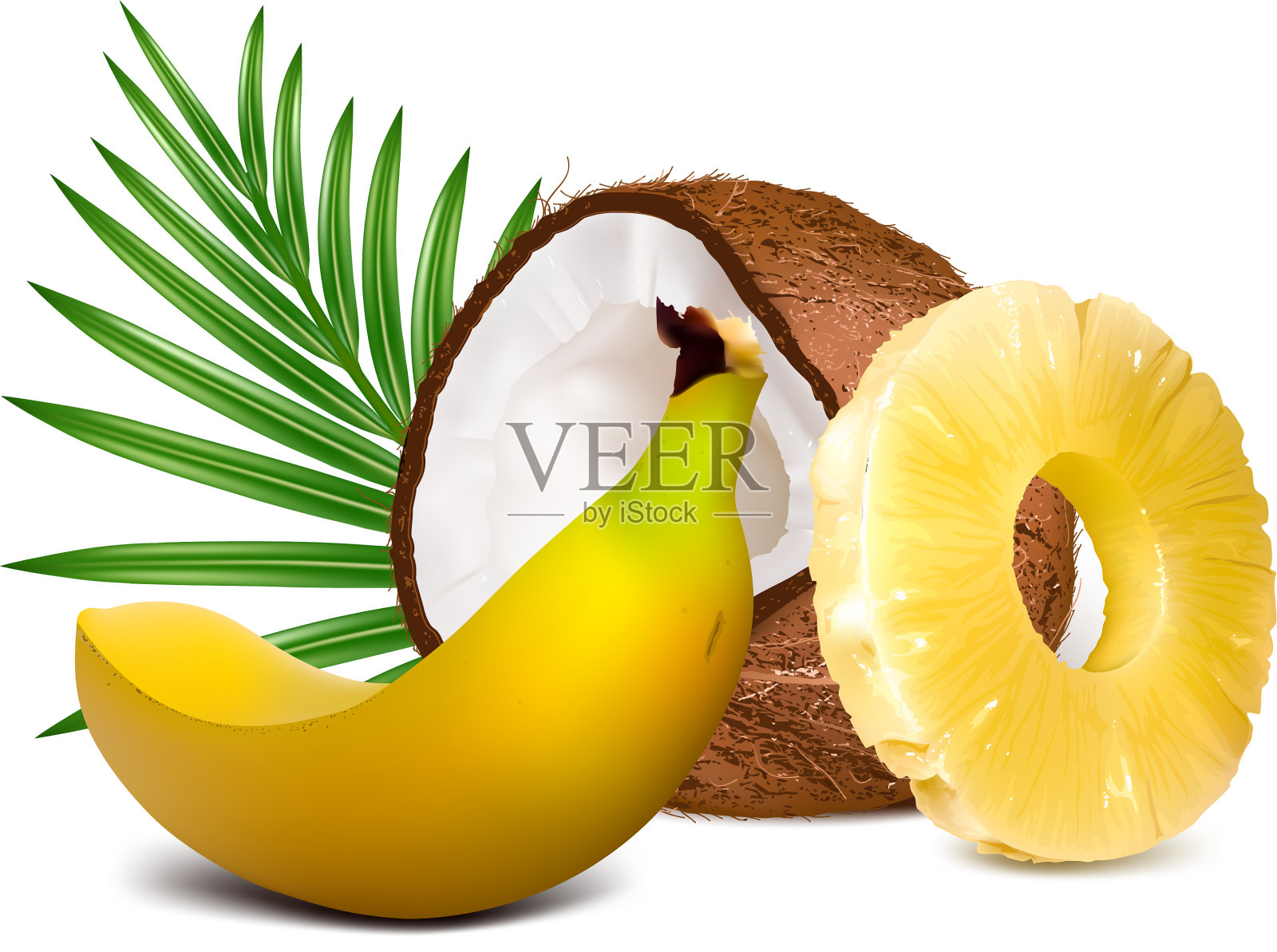 热带水果设计元素图片