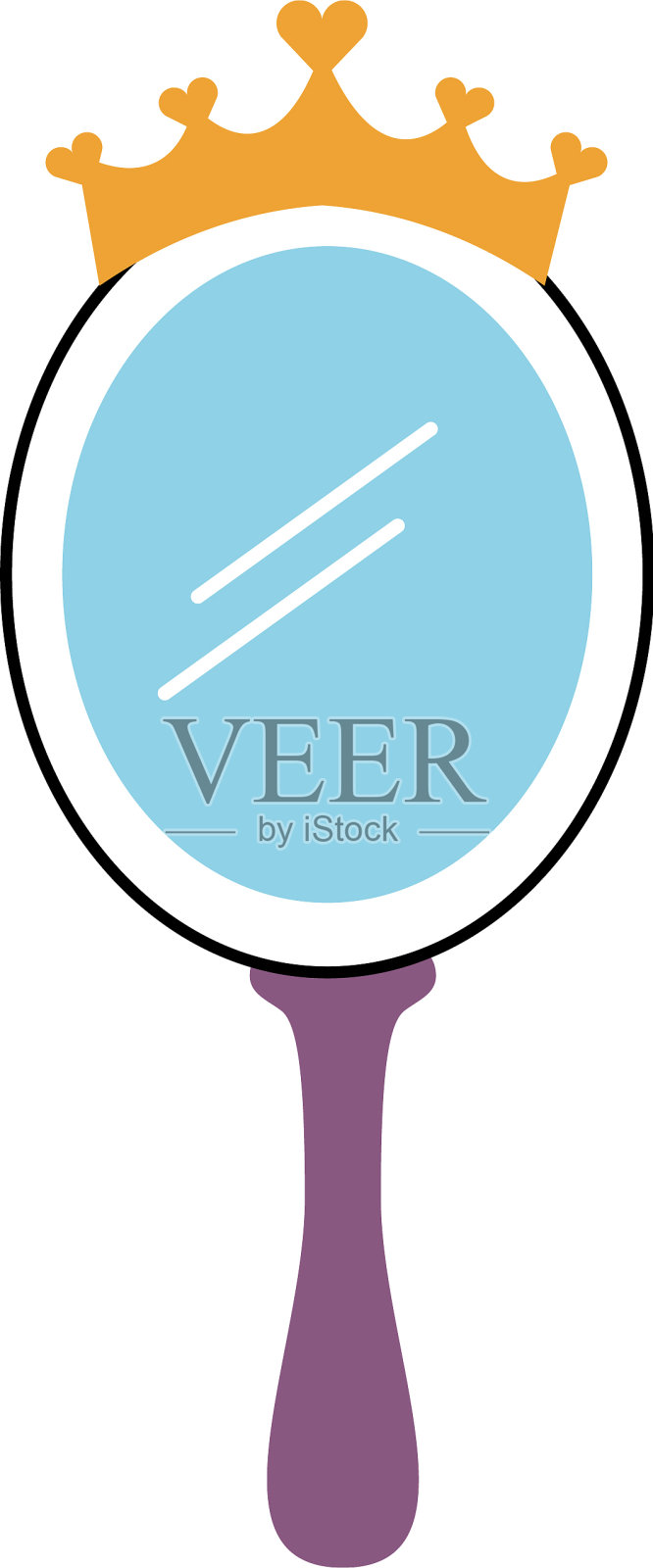 太子妃的魔镜上有一颗心设计元素图片