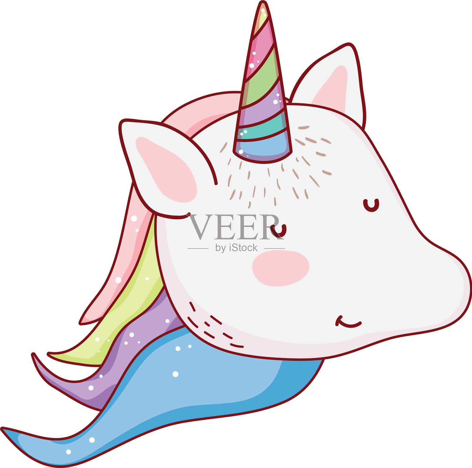 独角兽幻想画设计元素图片