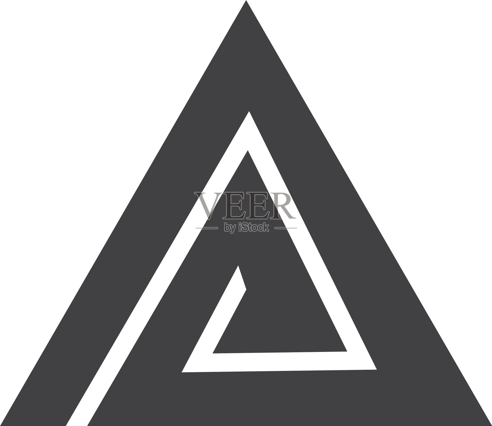 三角形的信设计元素图片