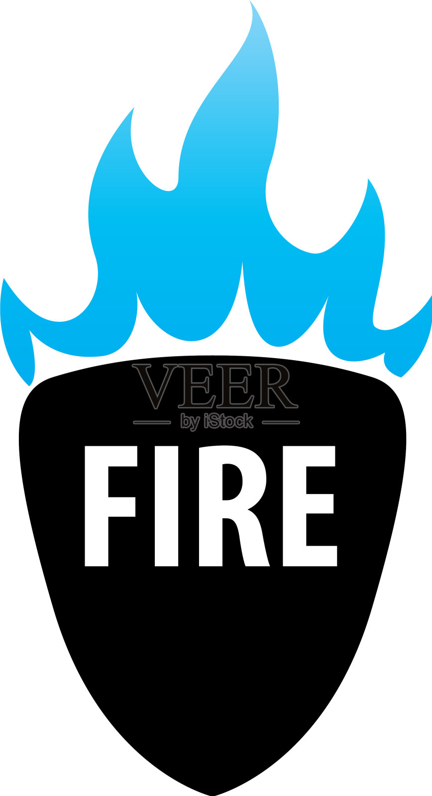 火的标志设计元素图片