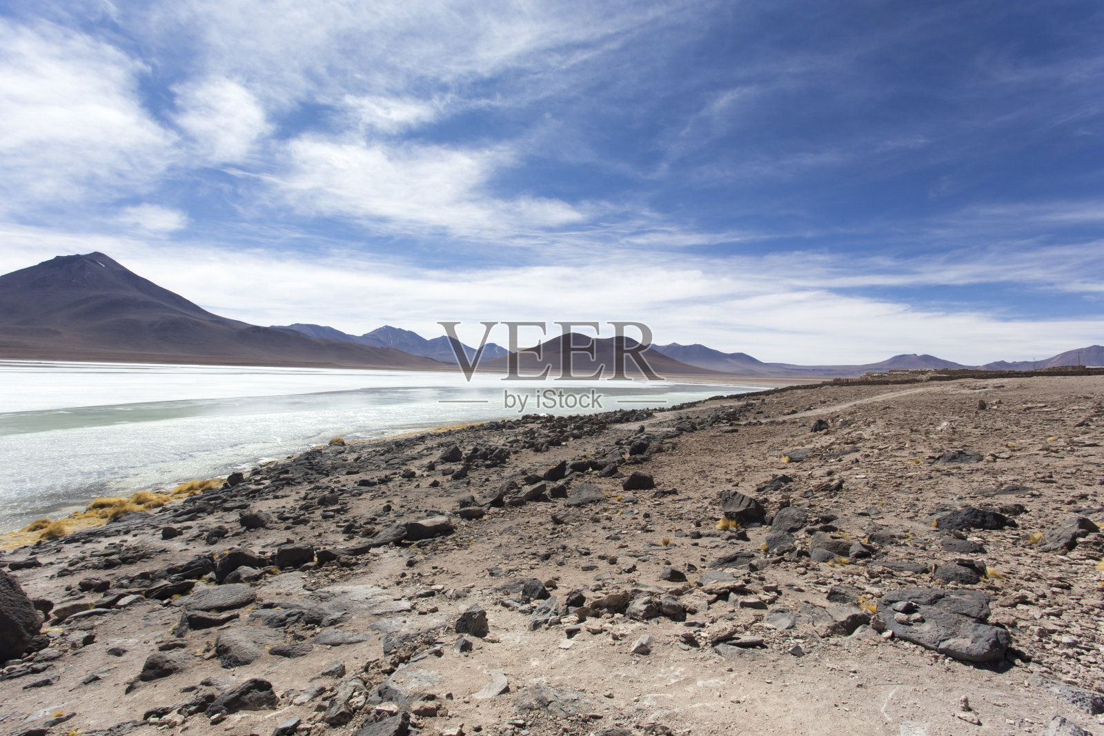 美丽的泻湖景观照片摄影图片