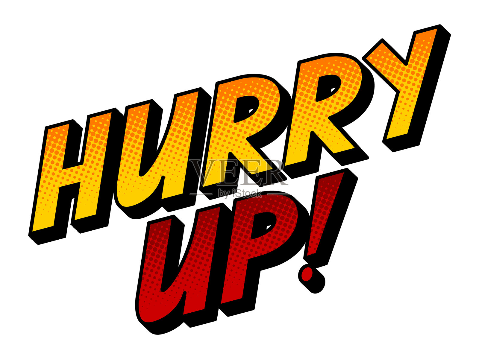 快点单词漫画流行艺术设计元素图片