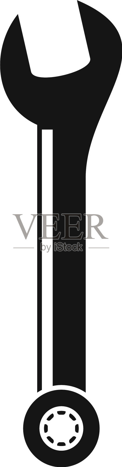 手扳手图标样式简单设计元素图片