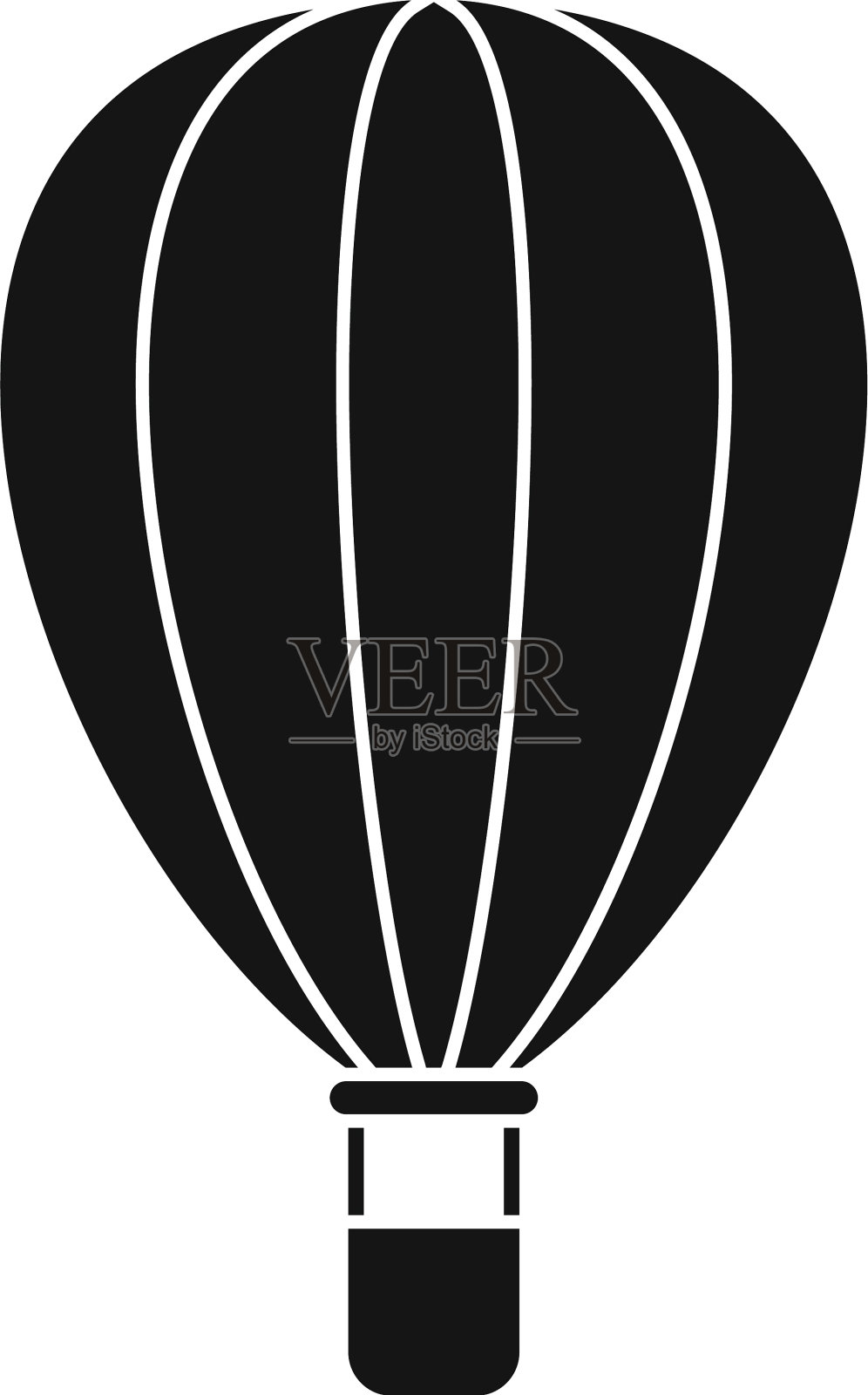 可爱的气球图标简单的风格设计元素图片