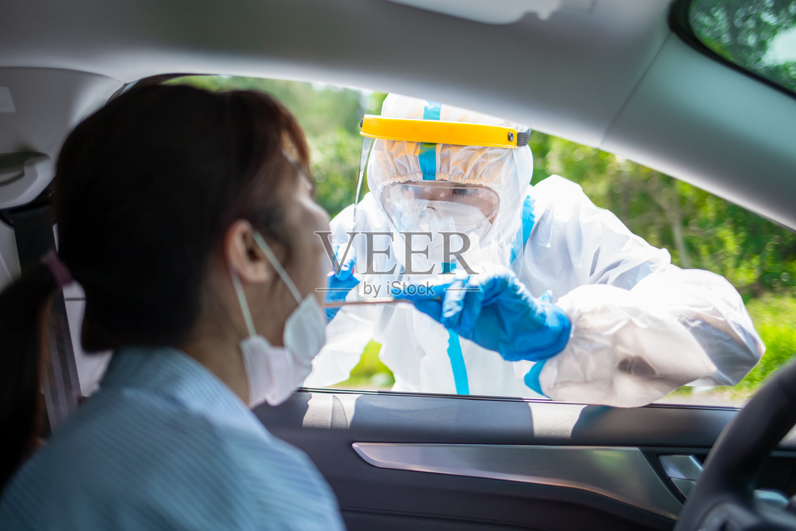 冠状病毒测试的概念照片摄影图片