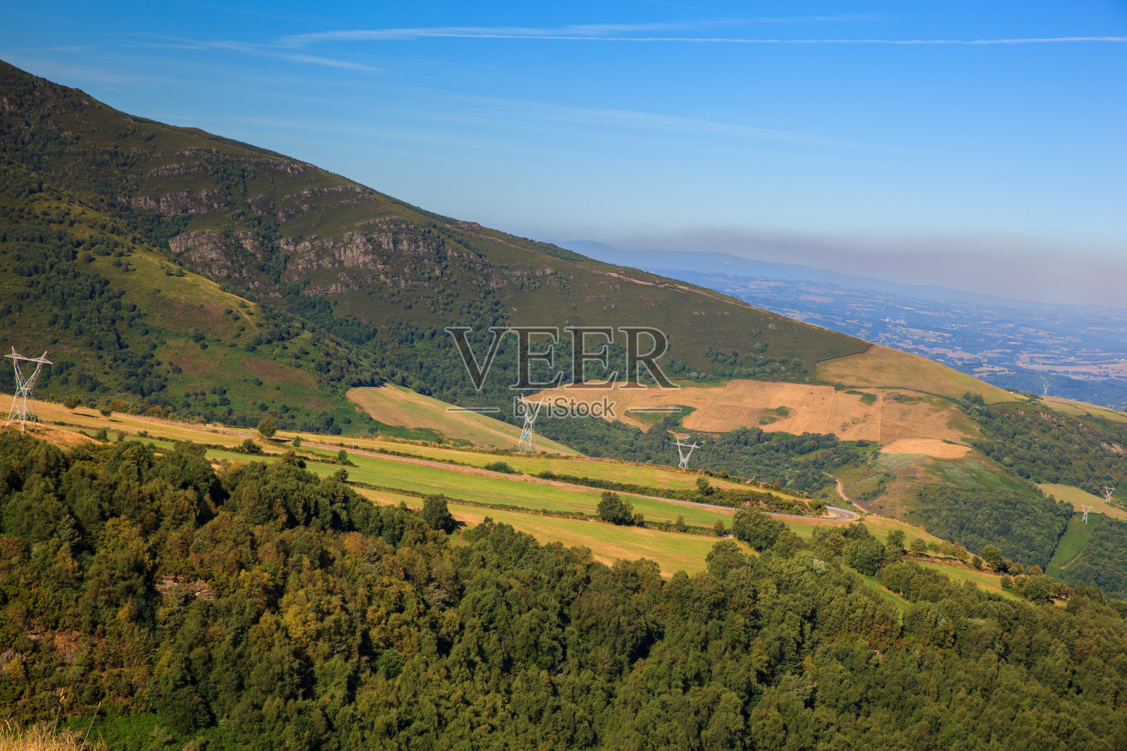 圣詹姆斯大道上的加利西亚风景照片摄影图片