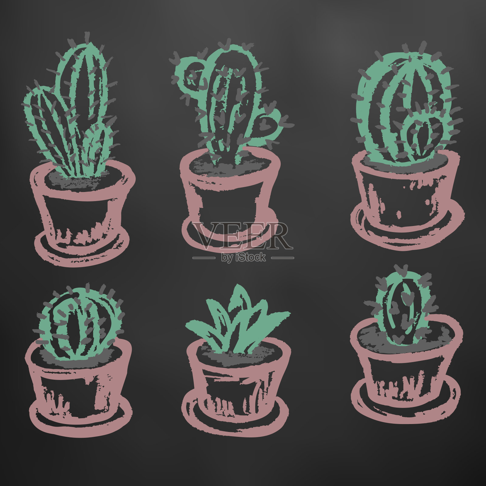 可爱的孩子们的画。彩色蜡笔蜡。图标，标志，符号，大头针设计元素图片