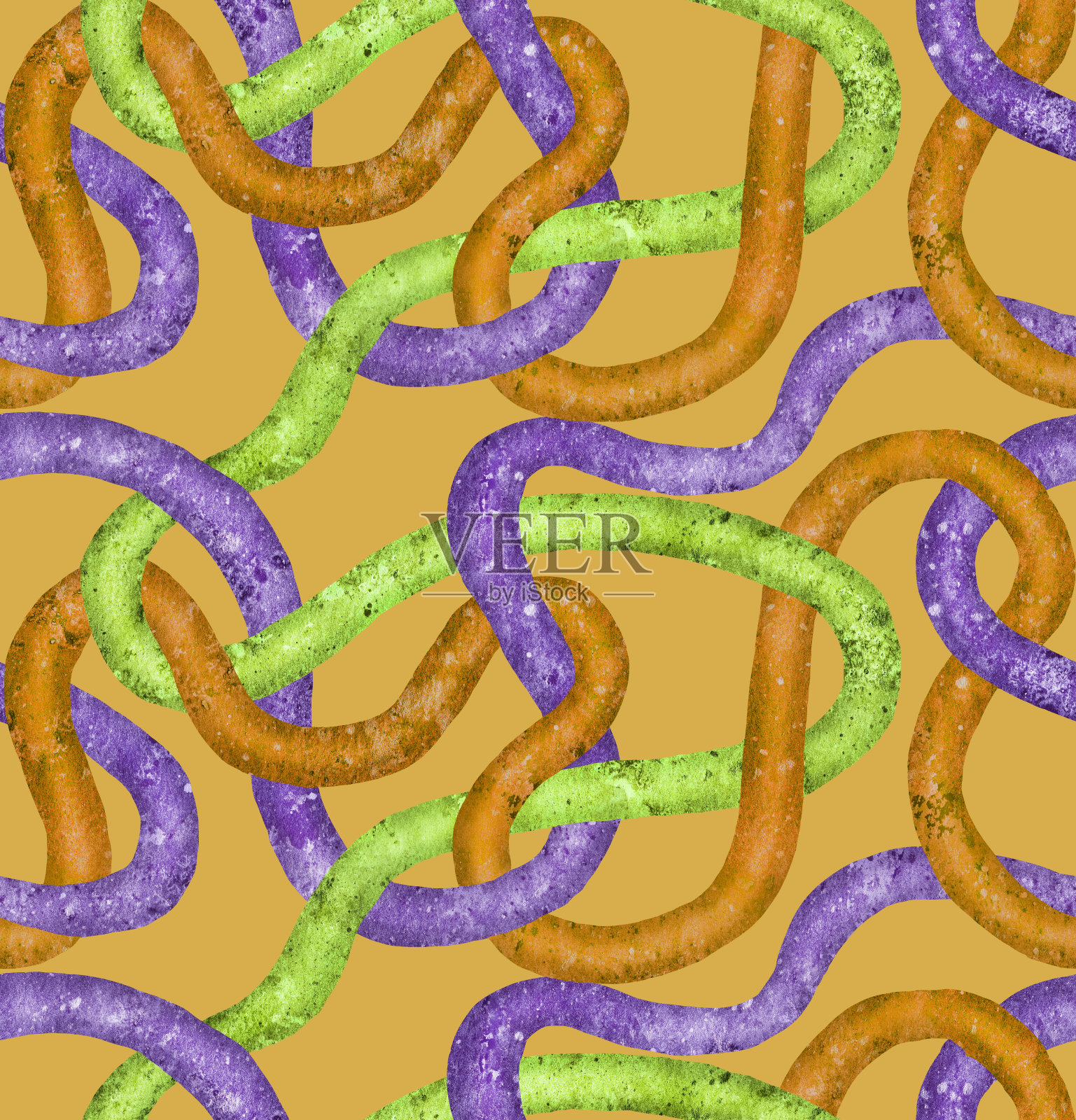 几何无缝图案抽象线条与垃圾纹理插画图片素材