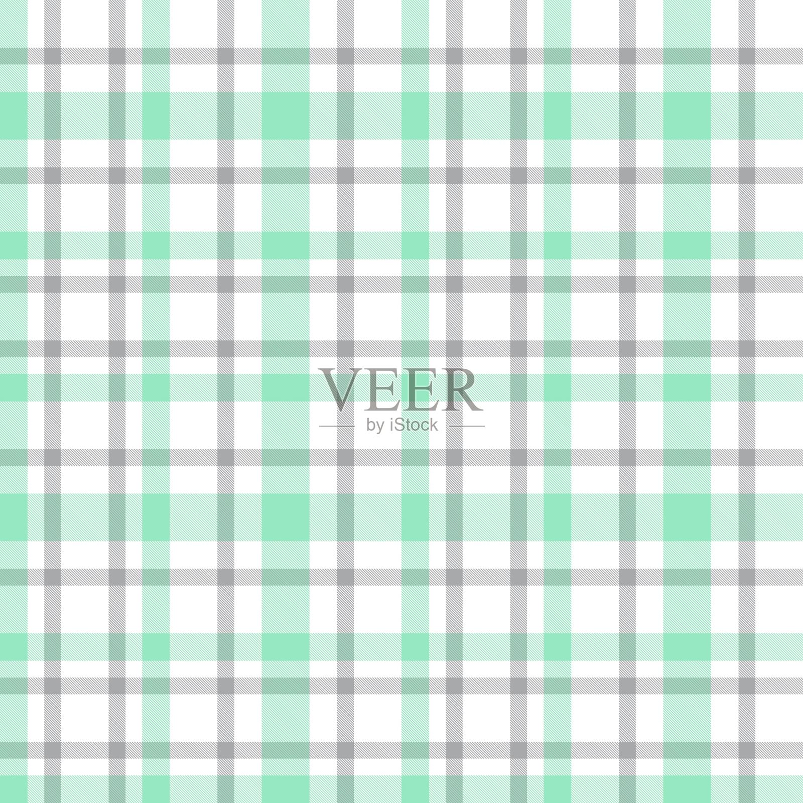 白色格子呢格子无缝图案插画图片素材