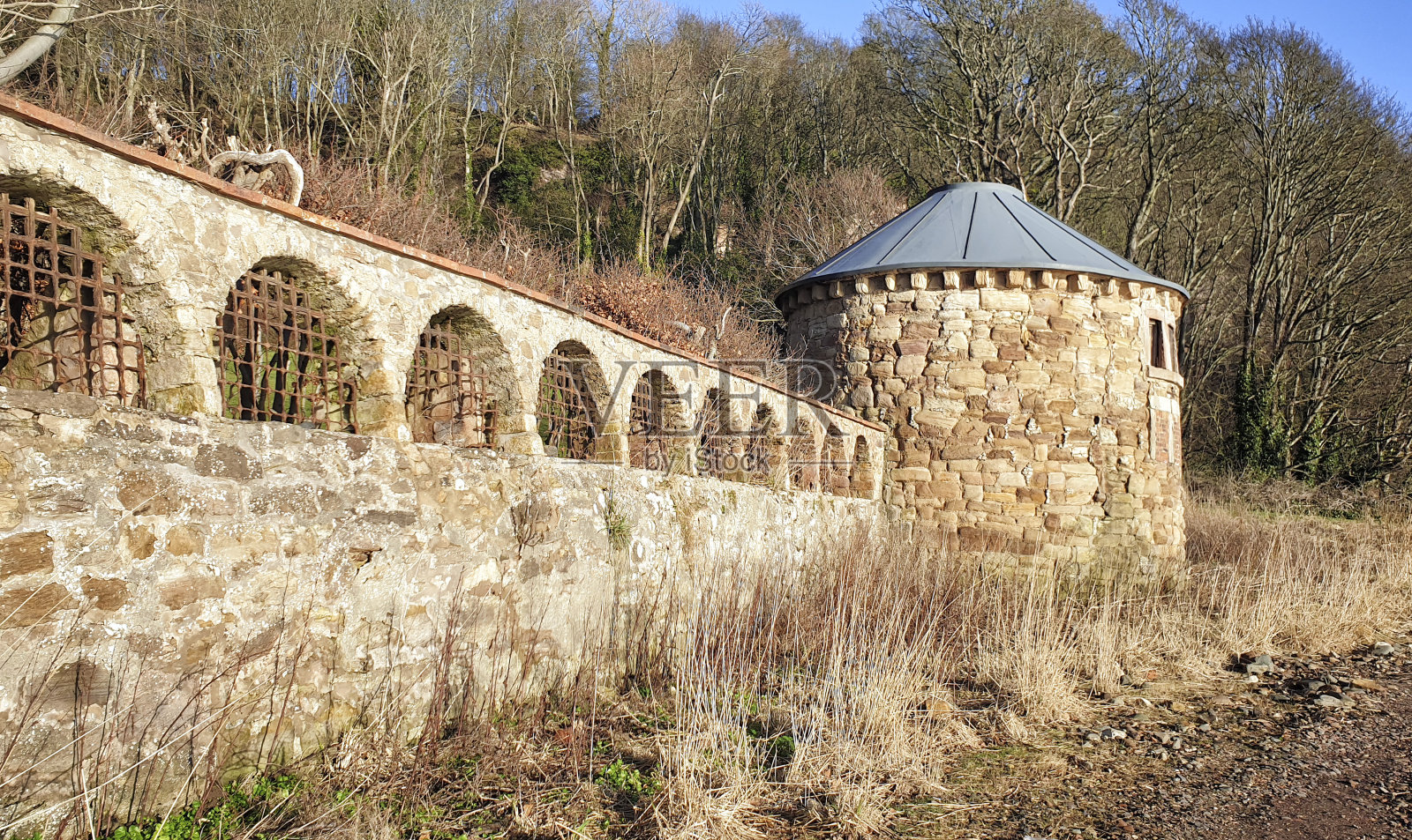从Burntisland到东Wemyss - Scotland - UK的Fife海岸路径照片摄影图片