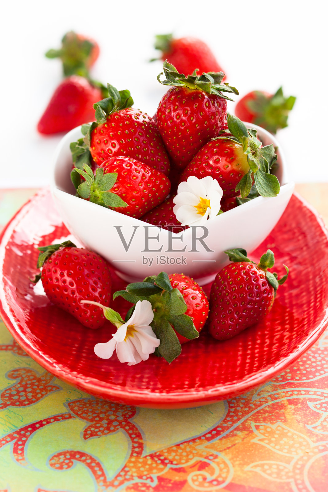 新鲜的草莓照片摄影图片