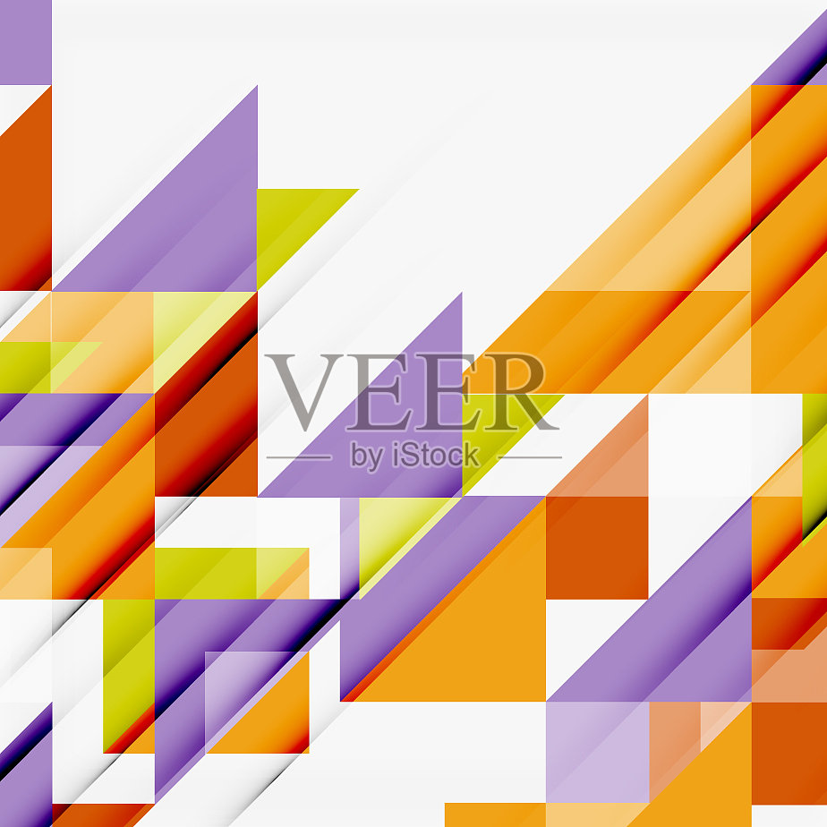 三角图案设计背景插画图片素材