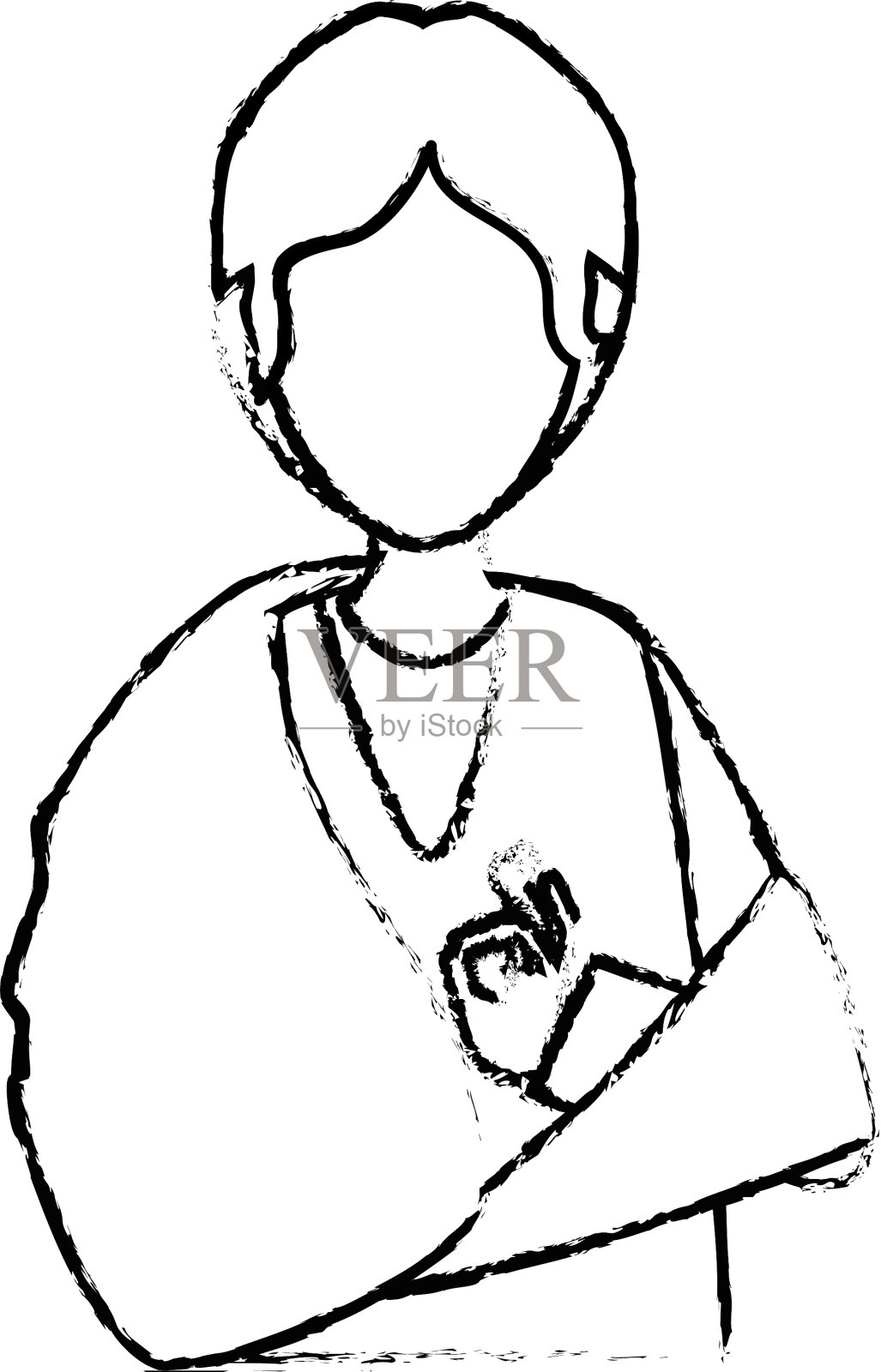 阿拉伯人物头像图标设计元素图片